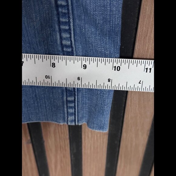 Liefsdottir Jeans 30 Womens Blue Bootcut High Rise Denim Front Pocket - Picture 6 of 8